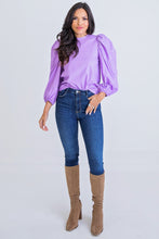 Load image into Gallery viewer, Maxine Puff Sleeve Top - Lilac
