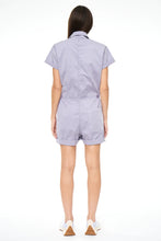 Load image into Gallery viewer, Parker Short Sleeve Romper - Plumeria
