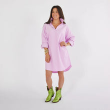 Load image into Gallery viewer, Preppy Corduroy Dress- Lavender
